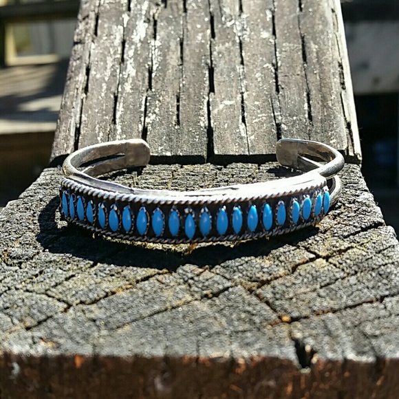 Vintage Jewelry - SOLD!  RESERVED Turquoise Cuff Bracelet